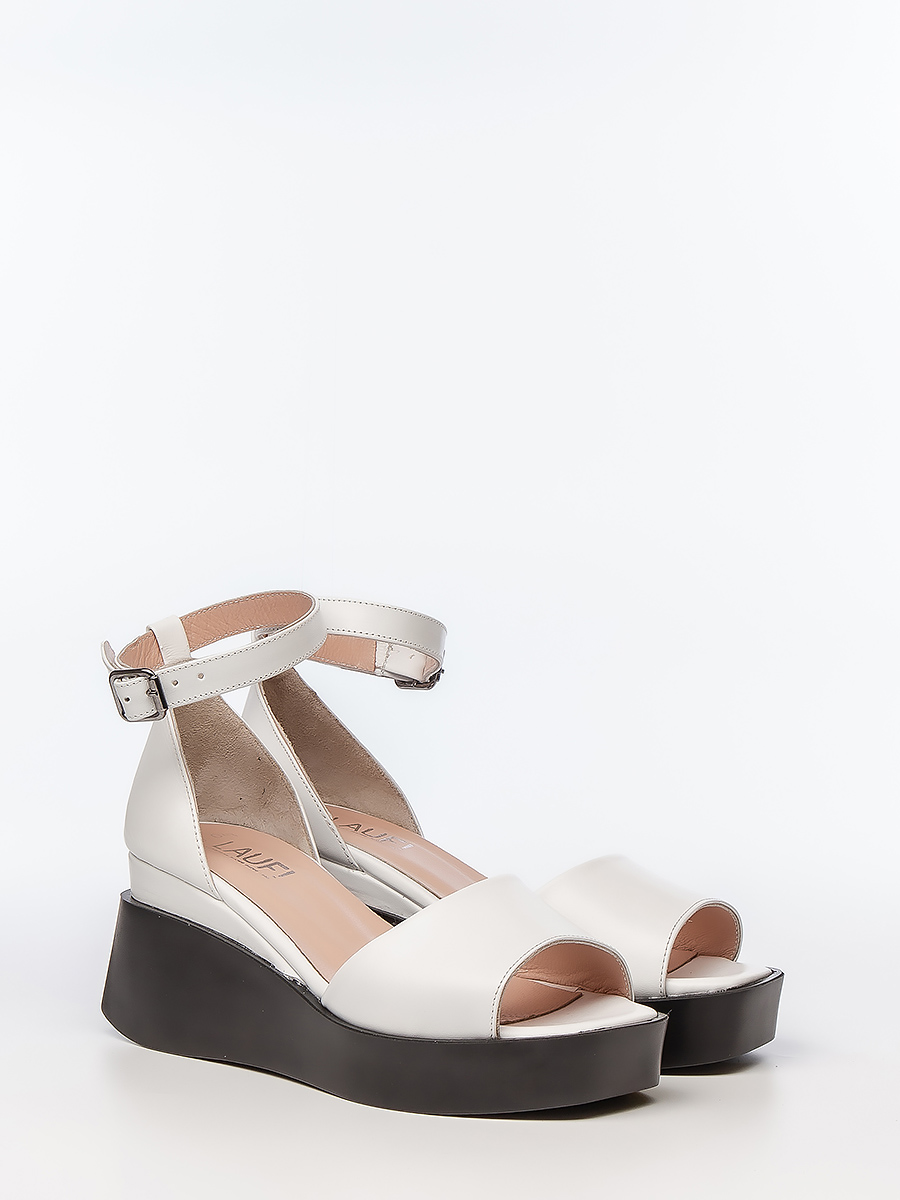 Фото Босоножки женские 2556-R white купить на lauf.shoes