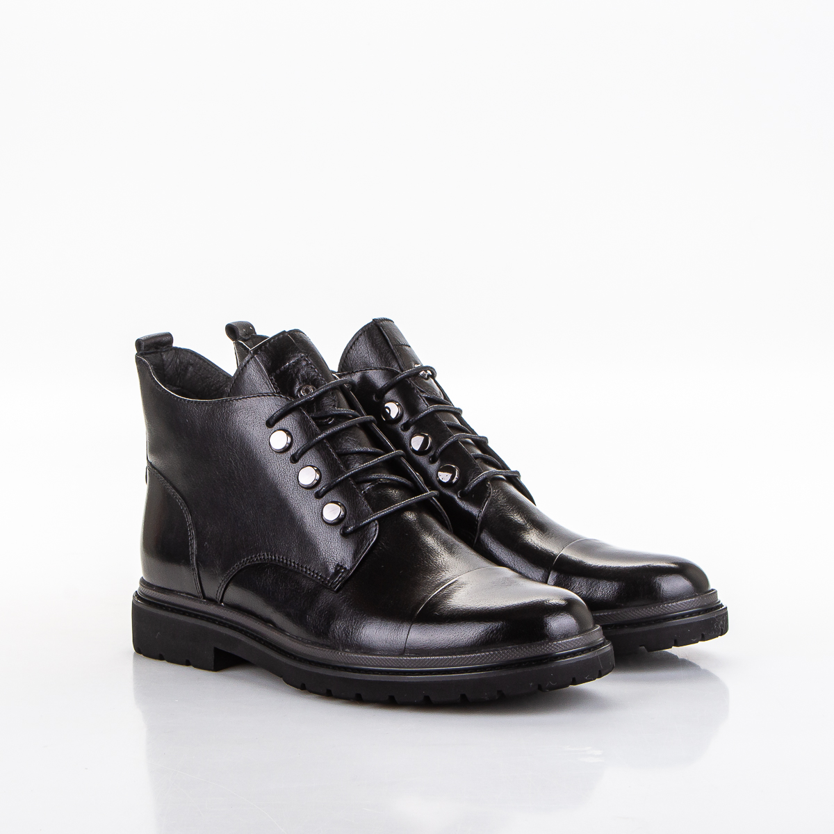 Фото Ботинки женские HJ8521R-B45-596 black купить на lauf.shoes