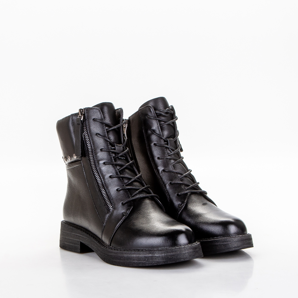 Фото Ботинки женские X2220-1 black купить на lauf.shoes