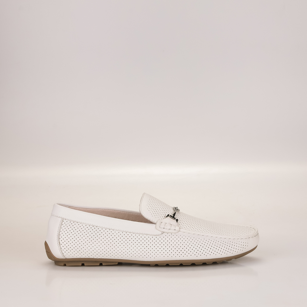 Фото Мокасины мужские 2D-2A-2 white купить на lauf.shoes